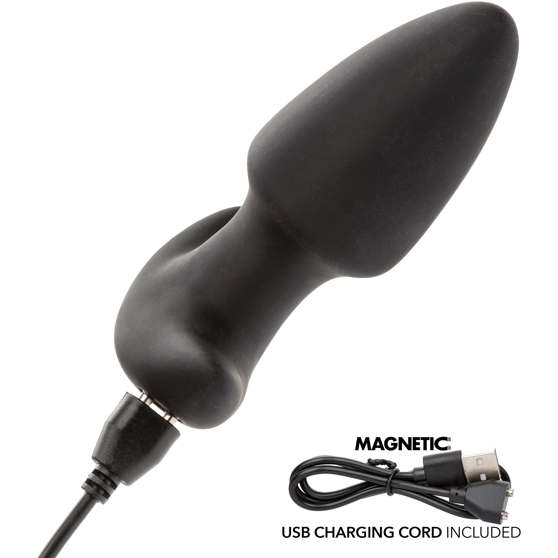 Rock Bottom™ Vibrating Thrusting Probe Rechargeable Waterproof Silicone Butt Plug