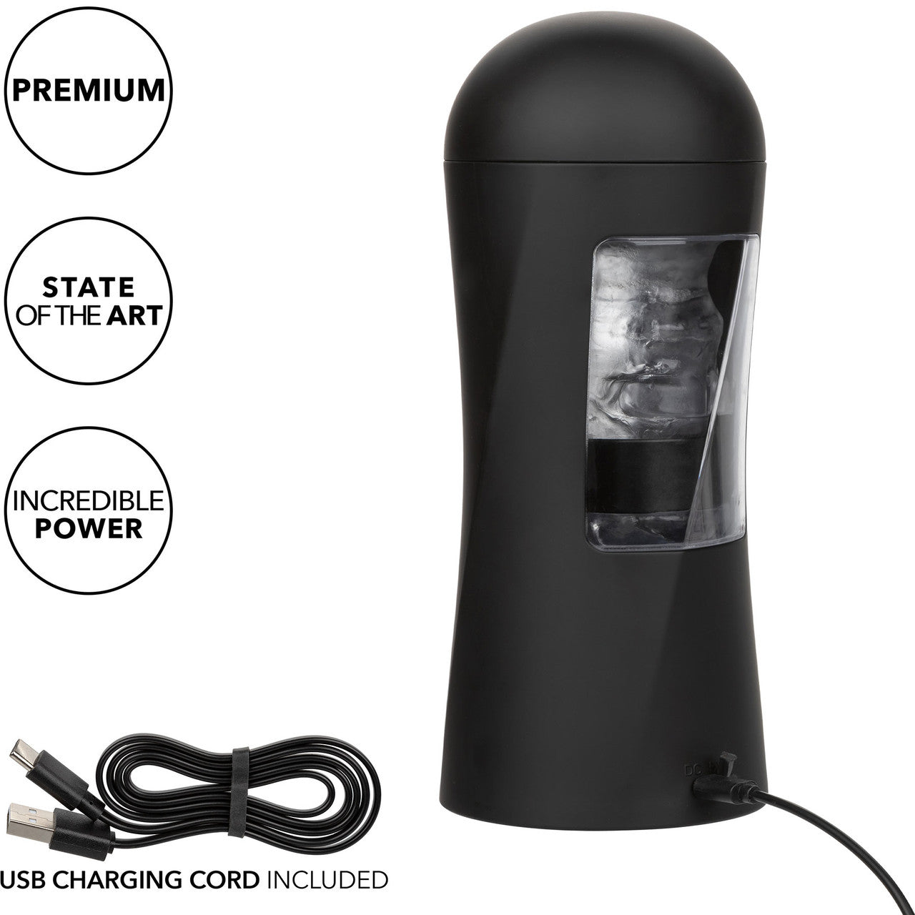 Bionic Power Stroking Rechargeable Penis Masturbator By CalExotics