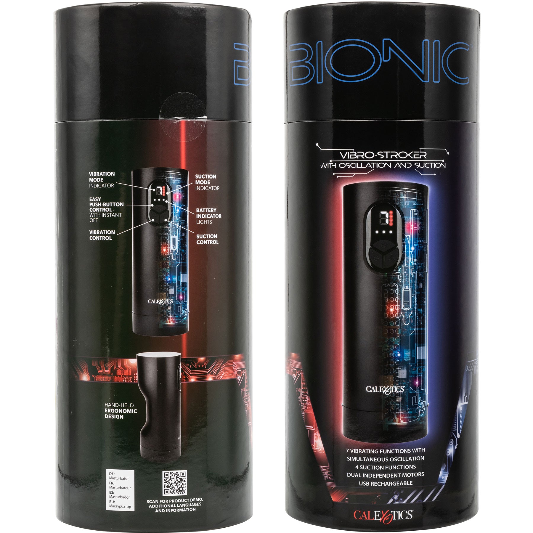 Bionic Sucking and Vibrating Penis Masturbator By CalExotics Bionic Sucking and Vibrating Penis Masturbator By CalExotics