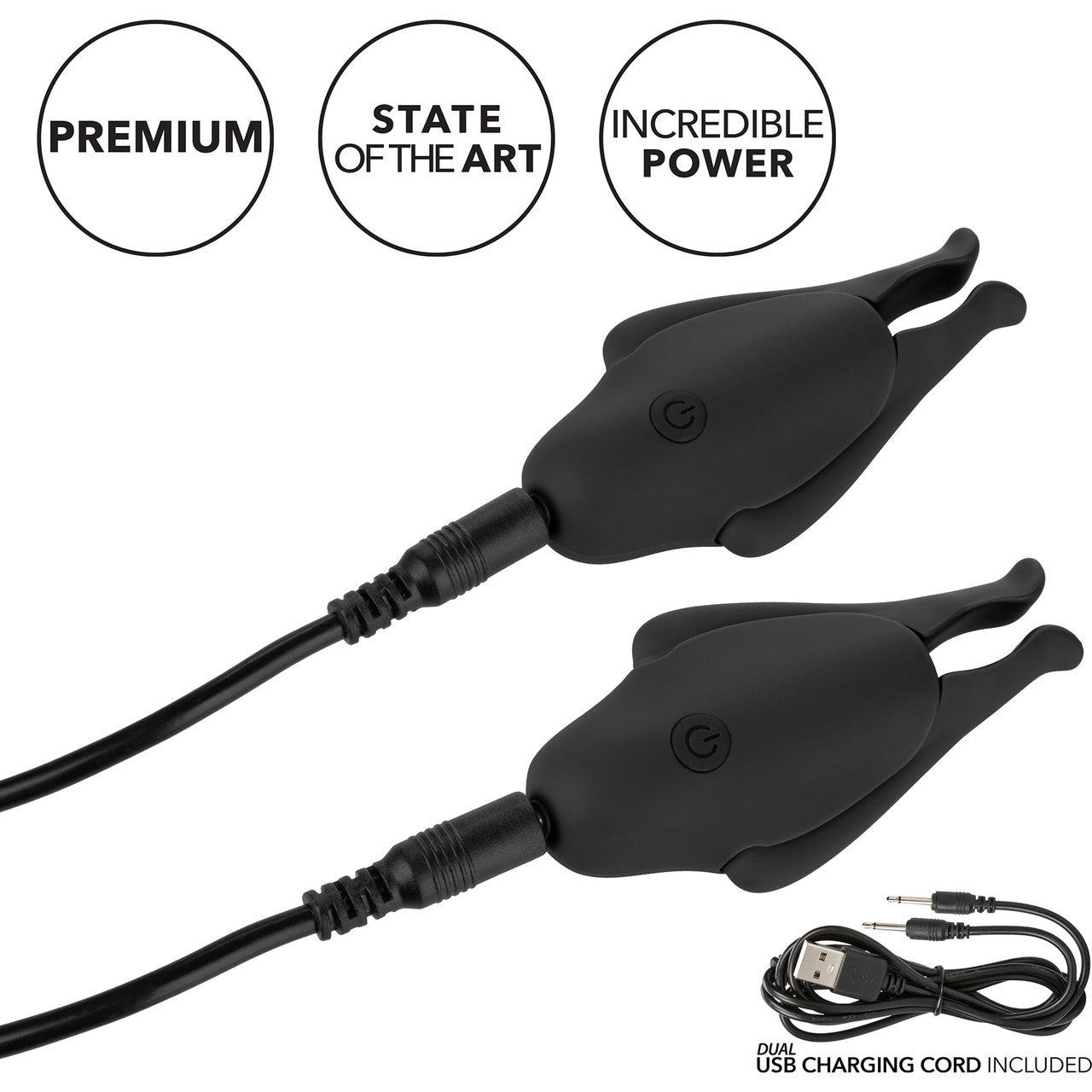 Rechargeable Vibrating Nipple Clamps Rechargeable Vibrating Nipple Clamps
