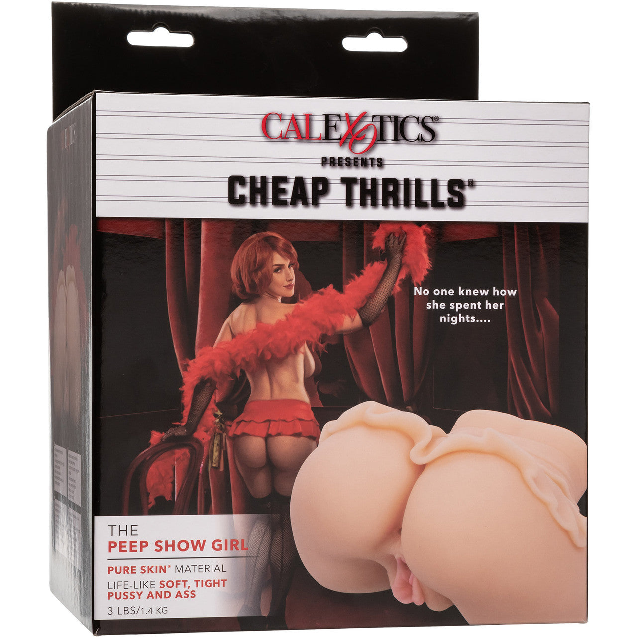 Cheap Thrills The Peep Show Girl Pussy & Ass Penis Masturbator By CalExotics - Vanilla