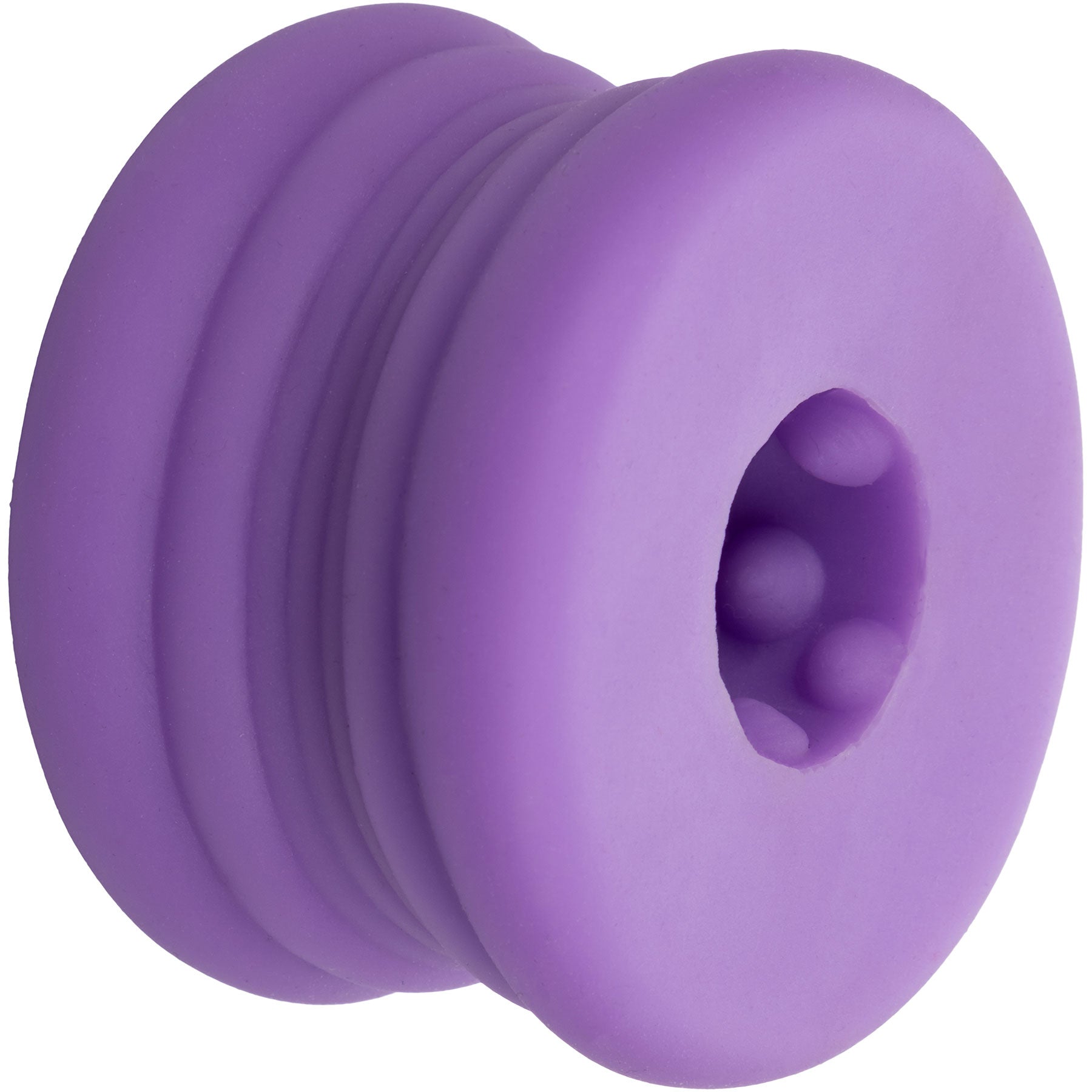 Slop Top Dirty Luv Silicone BJ Enhancer By CalExotics - Purple Glow In The Dark