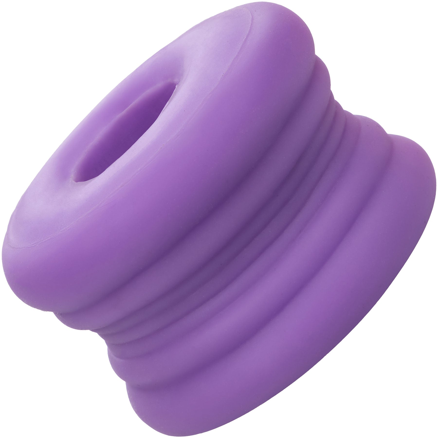 Slop Top Dirty Luv Silicone BJ Enhancer By CalExotics - Purple Glow In The Dark