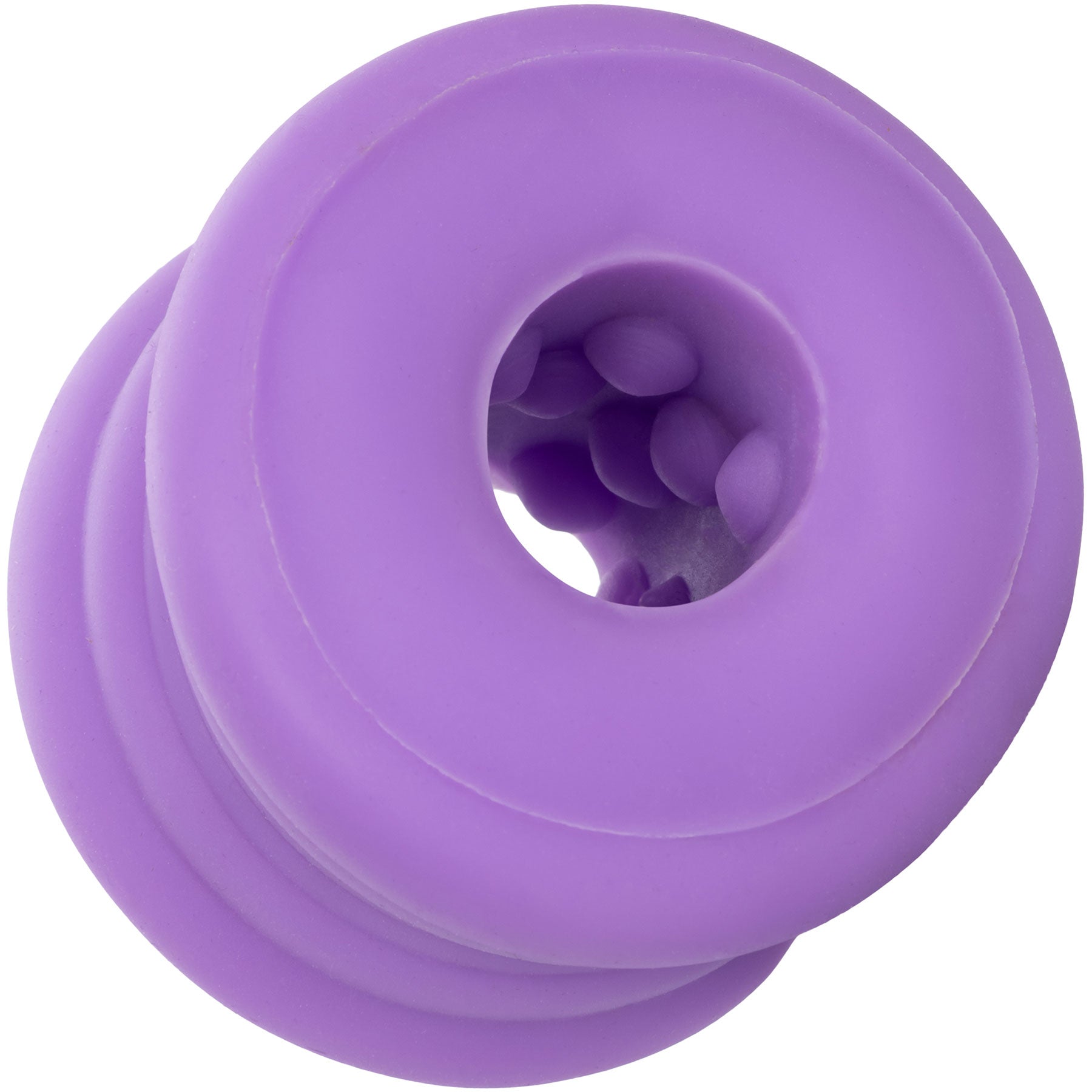 Slop Top Dirty Luv Silicone BJ Enhancer By CalExotics - Purple Glow In The Dark