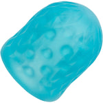 Pop Sock Tickler Reversible Textured Stroker By CalExotics - Blue