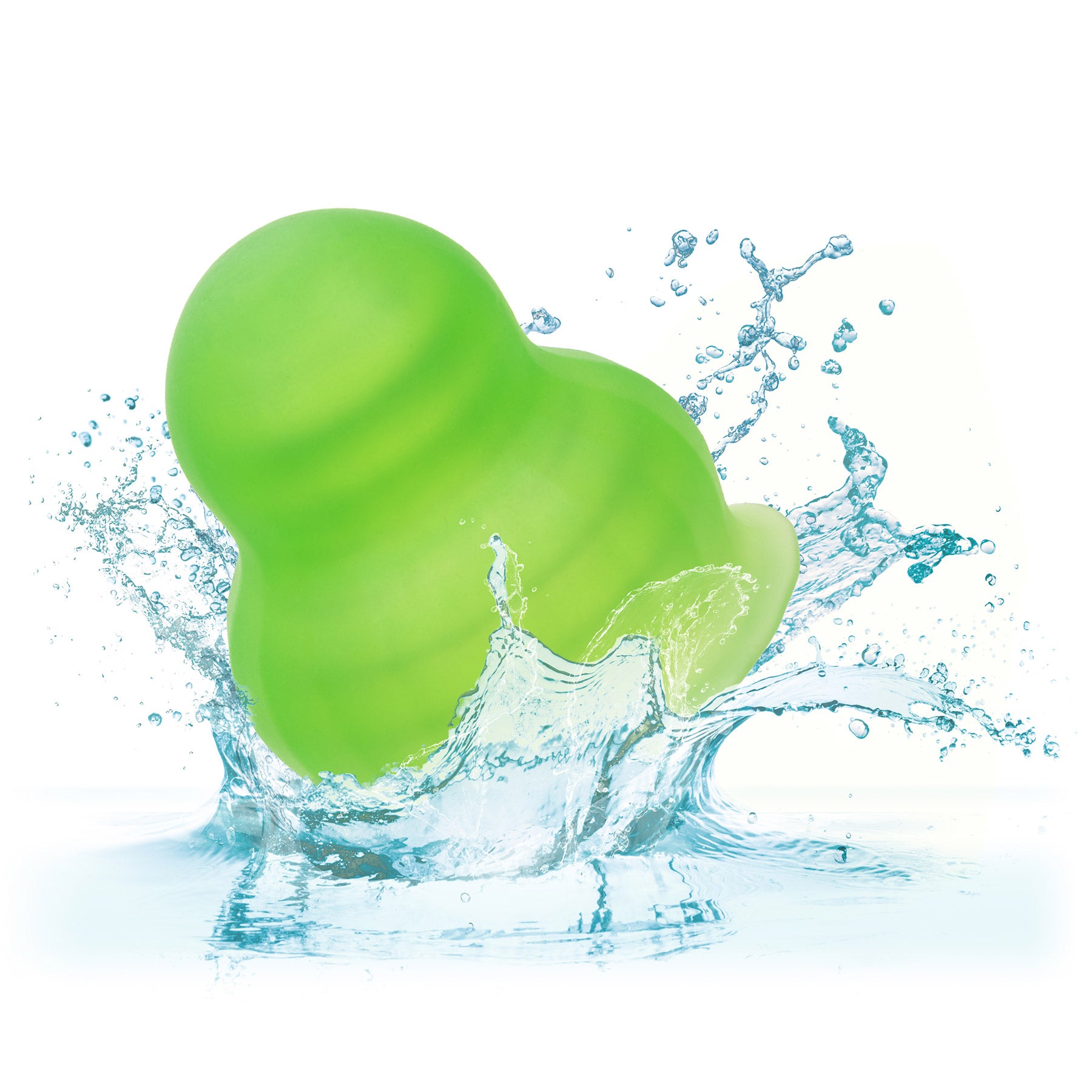 Pop Sock Tickler Reversible Textured Stroker By CalExotics - Green