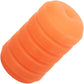 Pop Sock! Ribbed Reversible Open Ended Penis Stroker By CalExotics - Orange