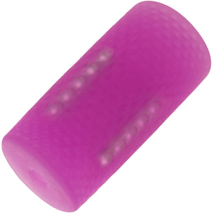 Pop Sock Beaded Penis Stroker By CalExotics - Purple