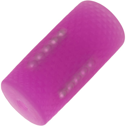 Pop Sock Beaded Penis Stroker By CalExotics - Purple