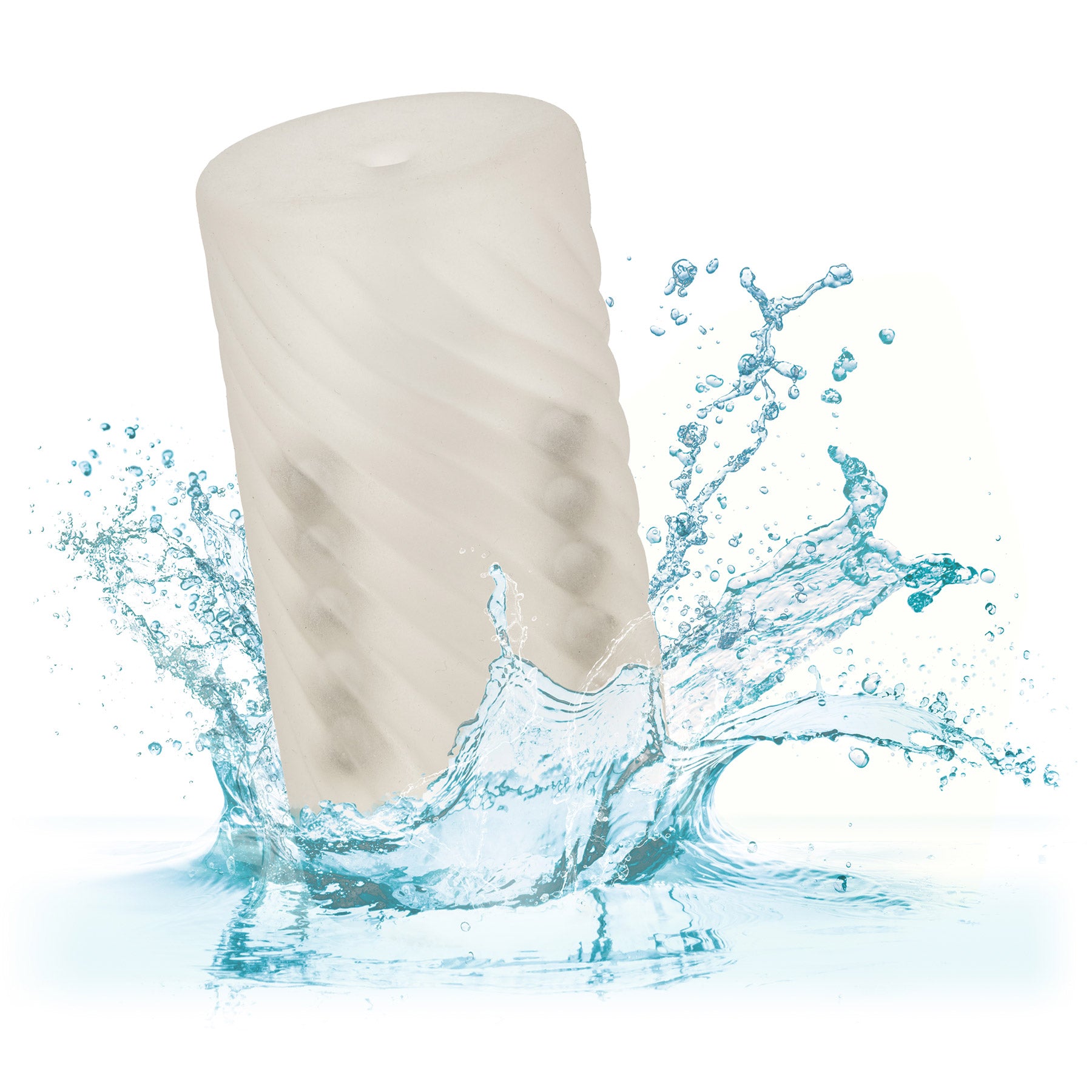 Pop Sock Beaded Penis Stroker By CalExotics - Clear