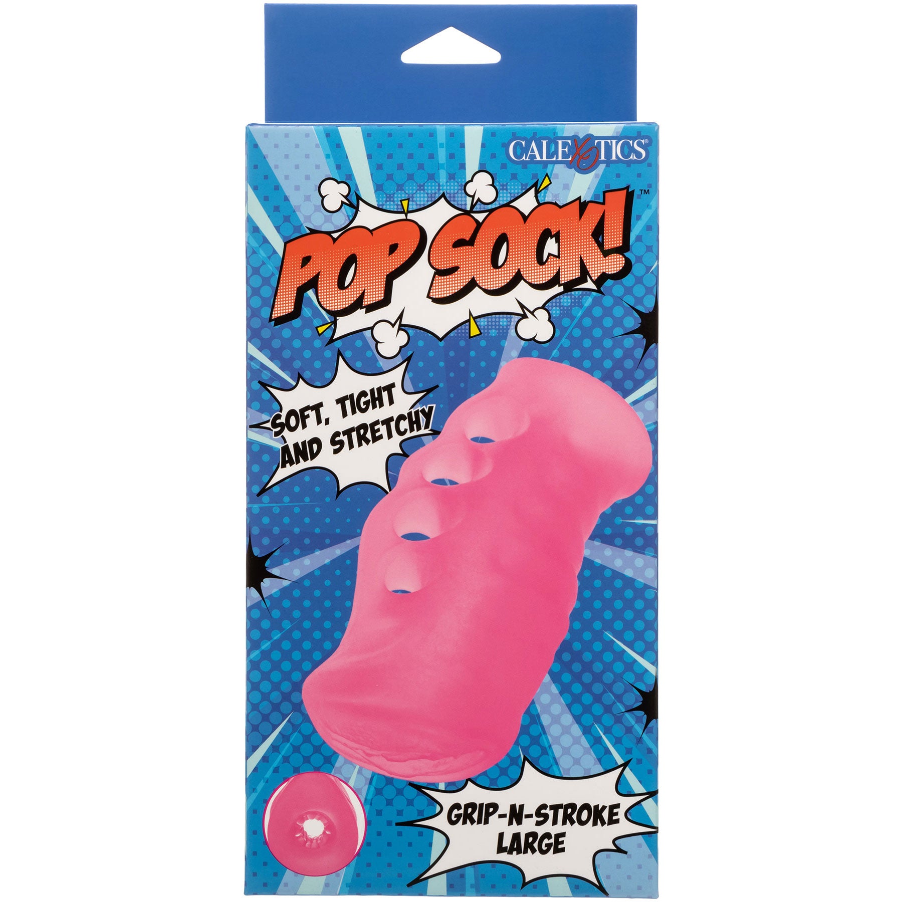 Pop Sock! Grip-N-Stroke Penis Stroker By CalExotics - Large