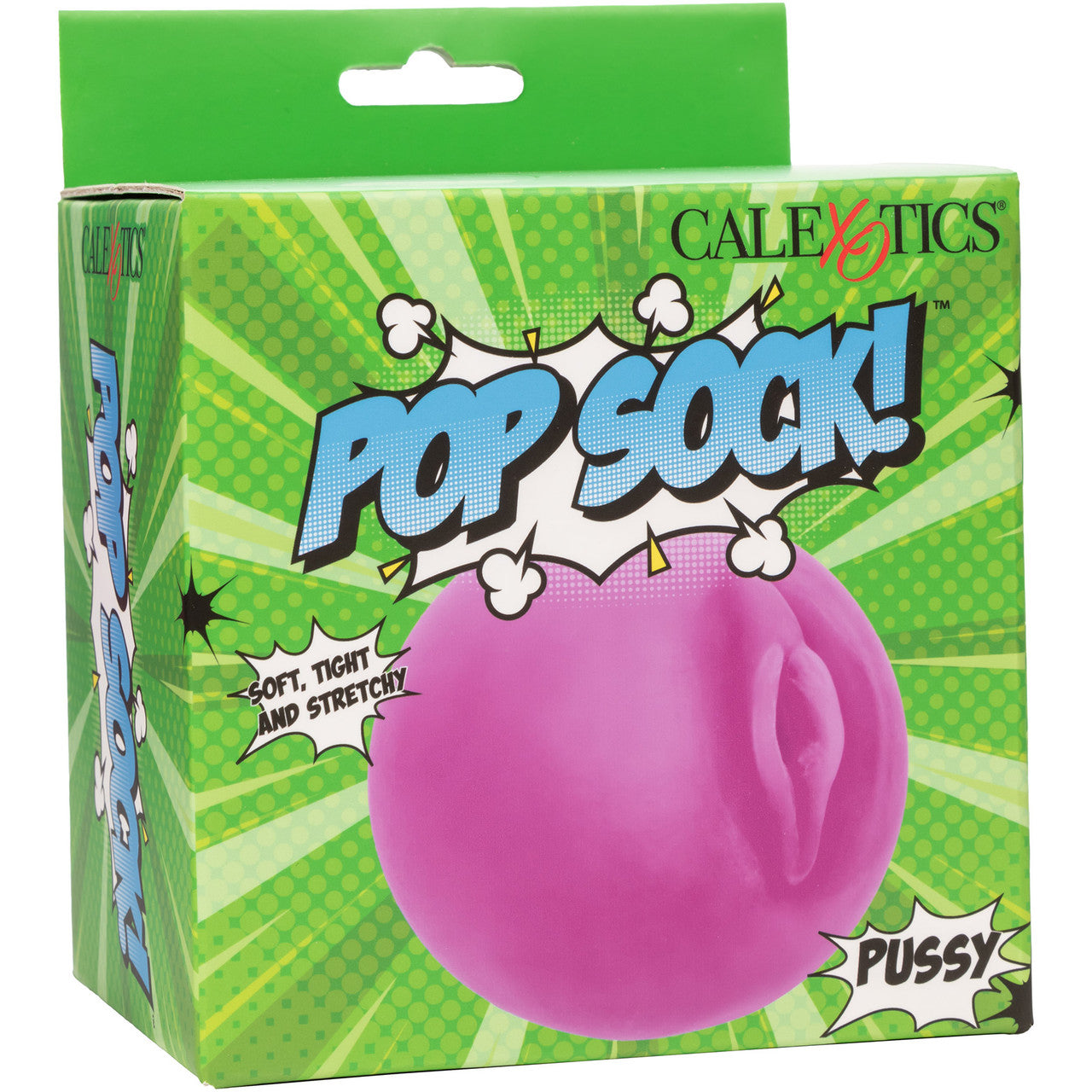 Pop Sock! Pussy Penis Stroker By CalExotics - Purple