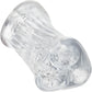 Cyclone Triple Chamber Easy Grip Penis Stroker By CalExotics - Clear