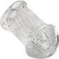 Cyclone Triple Chamber Easy Grip Penis Stroker By CalExotics - Clear