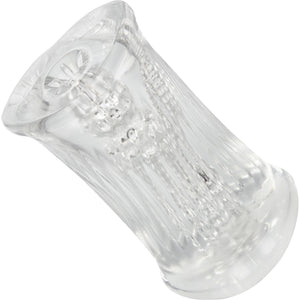 Cyclone Triple Chamber Easy Grip Penis Stroker By CalExotics - Clear