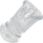 Cyclone Triple Chamber Easy Grip Penis Stroker By CalExotics - Clear