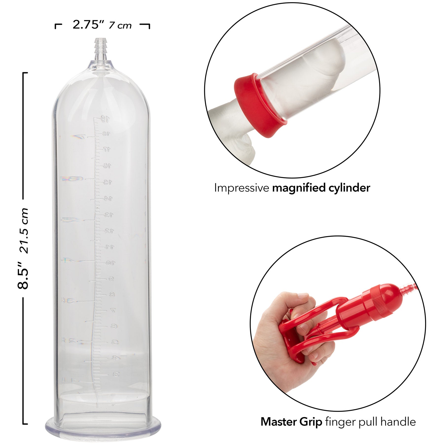 Optimum Series Magnified Penis Pump By CalExotics