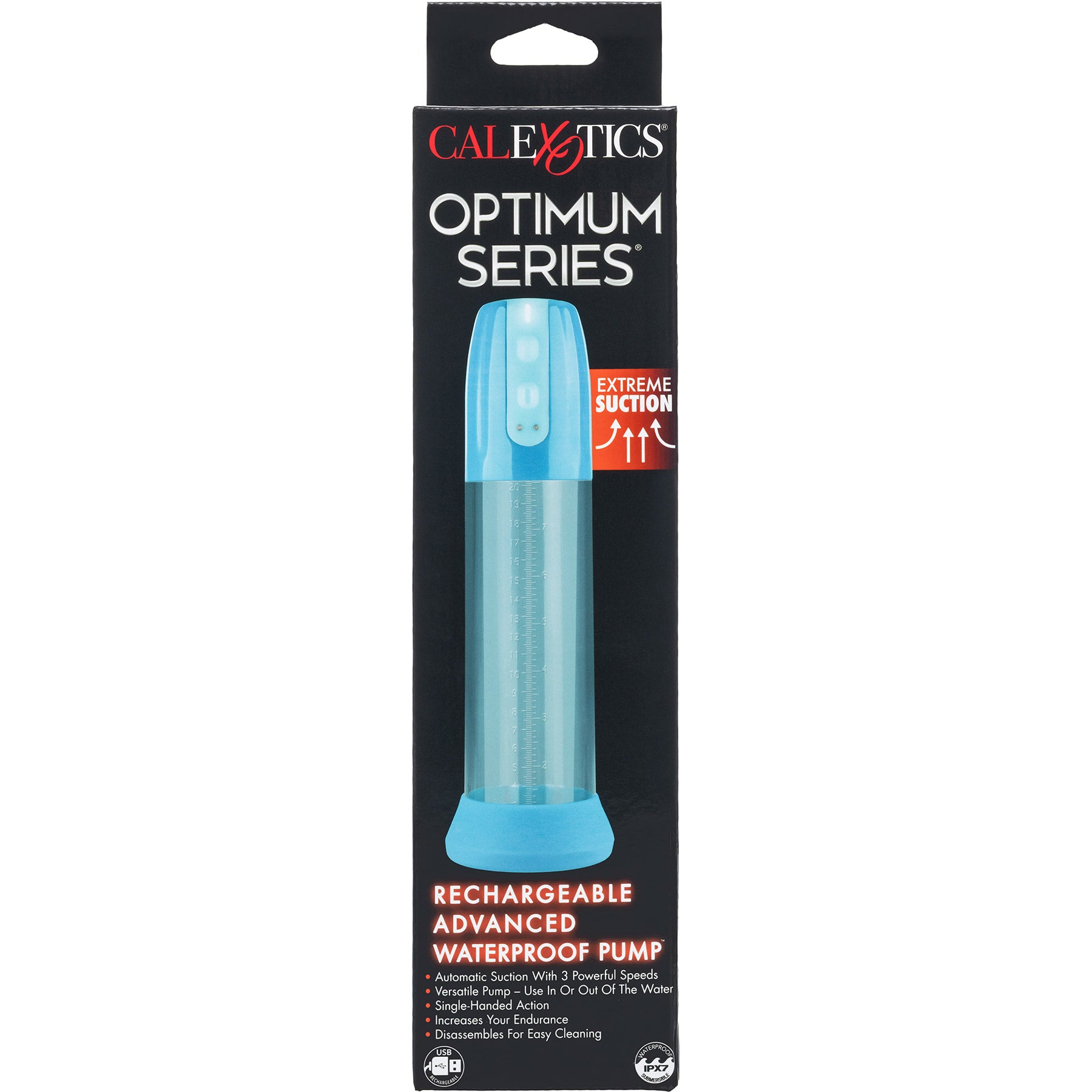 Optimum Series® Rechargeable Advanced Waterproof Penis Pump