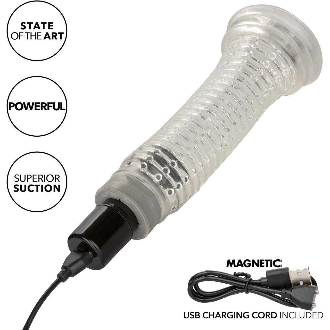 Optimum Series Vibro Air Rechargeable Penis Pump By CalExotics Optimum Series Vibro Air Rechargeable Penis Pump By CalExotics