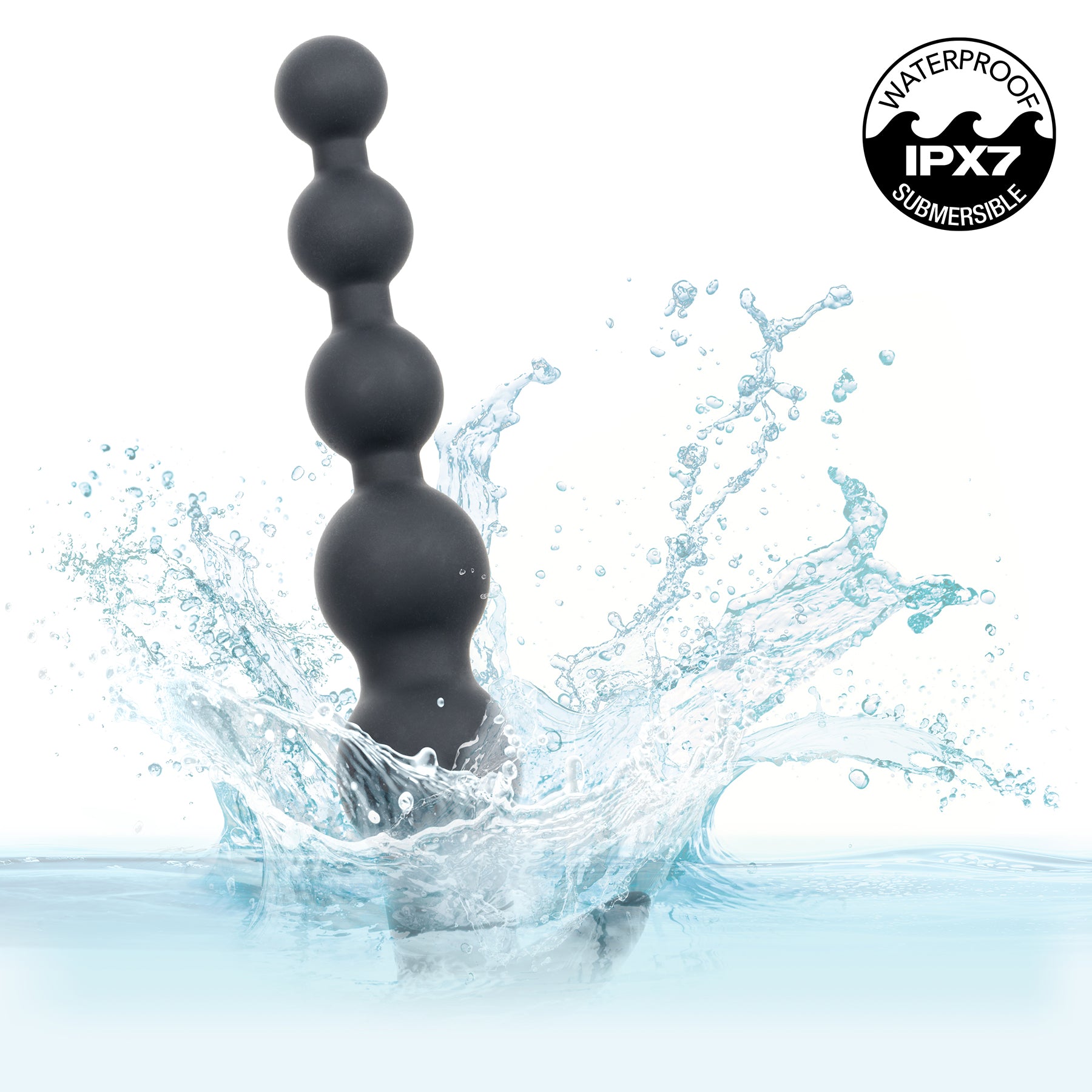 Rechargeable X-5 Silicone Power Beads Vibrating Anal Beads By CalExotics