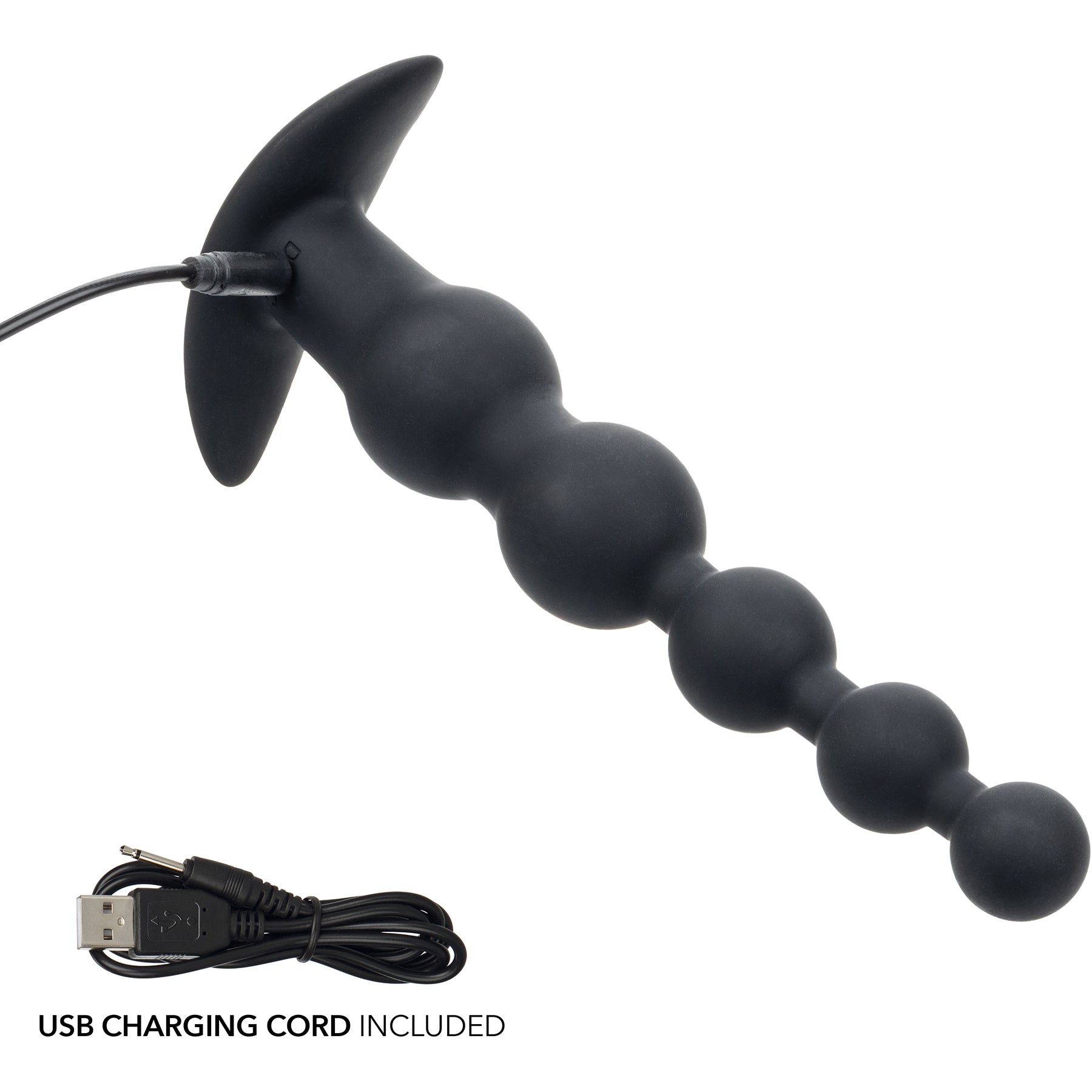 Rechargeable X-5 Silicone Power Beads Vibrating Anal Beads By CalExotics