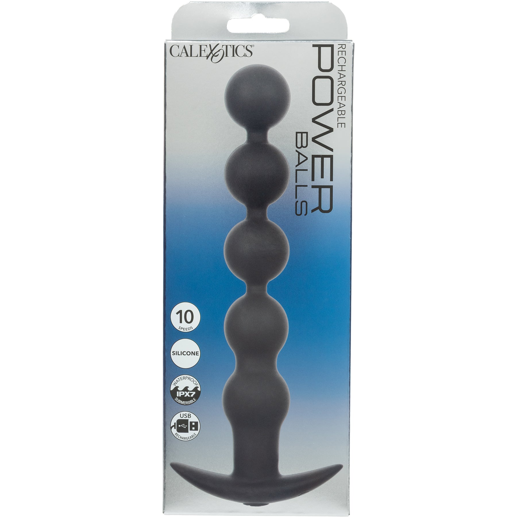 Rechargeable Power Balls Vibrating Silicone Anal Beads