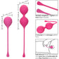 Kegel Training 2-Piece Silicone Set By CalExotics - Pink