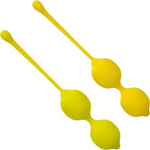 Lemon Silicone Kegel Training Set By CalExotics