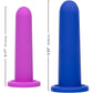 Dilators 2-Piece Silicone Intermediate Set By CalExotics