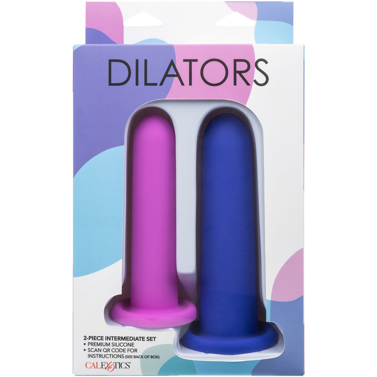 Dilators 2-Piece Silicone Intermediate Set By CalExotics