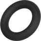 Link Up Ultra-Soft Verge Silicone Cock Ring By CalExotics - Black