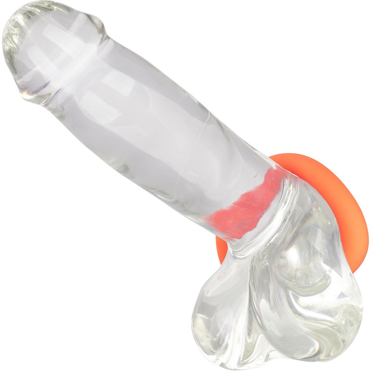 Link Up Ultra-Soft Verge Silicone Cock Ring By CalExotics - Orange