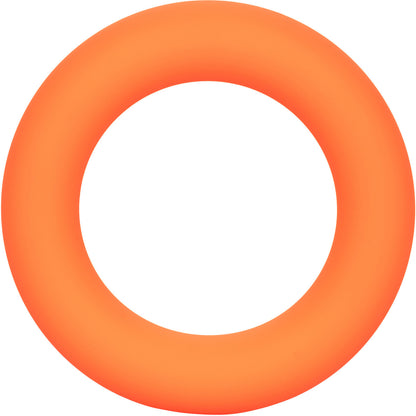 Link Up Ultra-Soft Verge Silicone Cock Ring By CalExotics - Orange