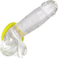 Link Up Ultra-Soft Edge Silicone Cock Ring By CalExotics - Yellow