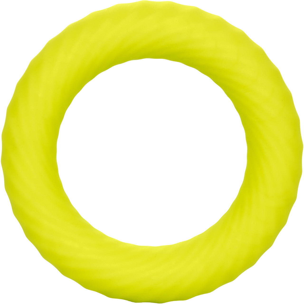 Link Up Ultra-Soft Edge Silicone Cock Ring By CalExotics - Yellow