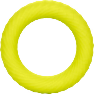 Link Up Ultra-Soft Edge Silicone Cock Ring By CalExotics - Yellow