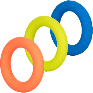 Link Up Ultra-Soft Climax Silicone 3 Cock Ring Set By CalExotics