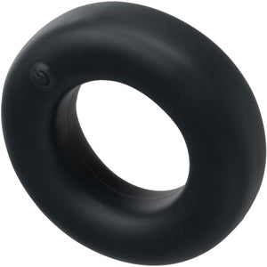 Link Up Optimum Rechargeable Waterproof Silicone Cock Ring By CalExotics - Black