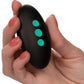 Link Up Remote Alpha Silicone Rechargeable Vibrating Dual Ring Cock Ring With Remote By CalExotics