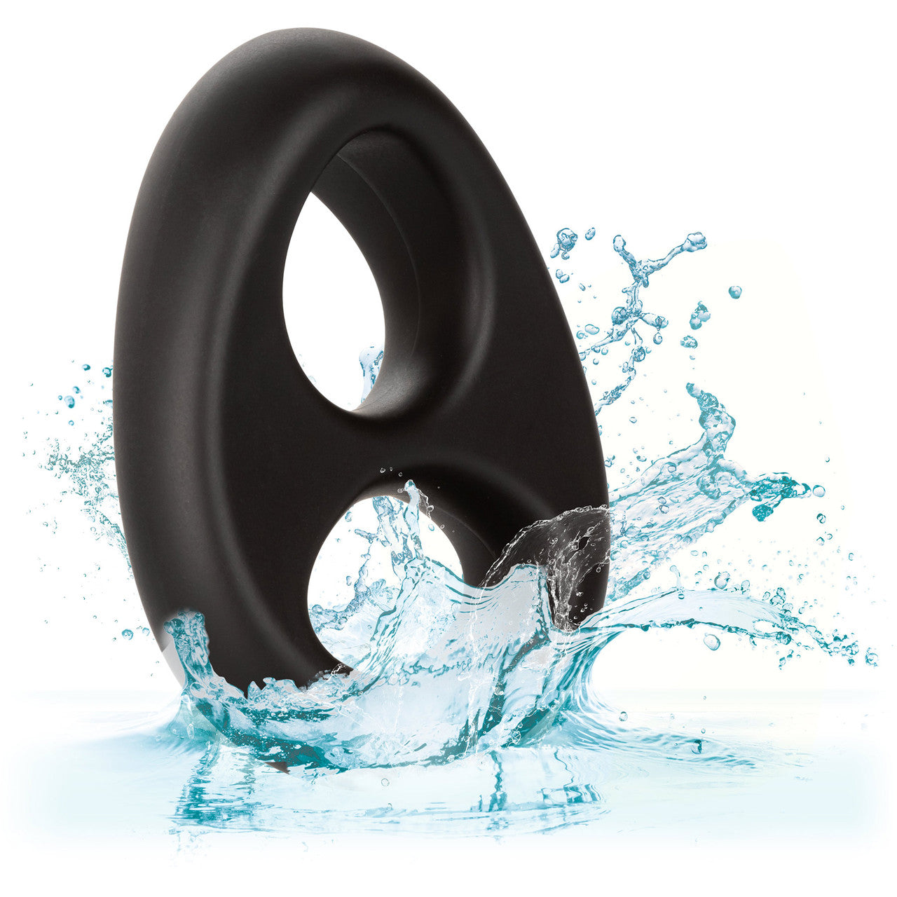 Ultra-Soft Dual Ring Silicone Cock Ring by CalExotics