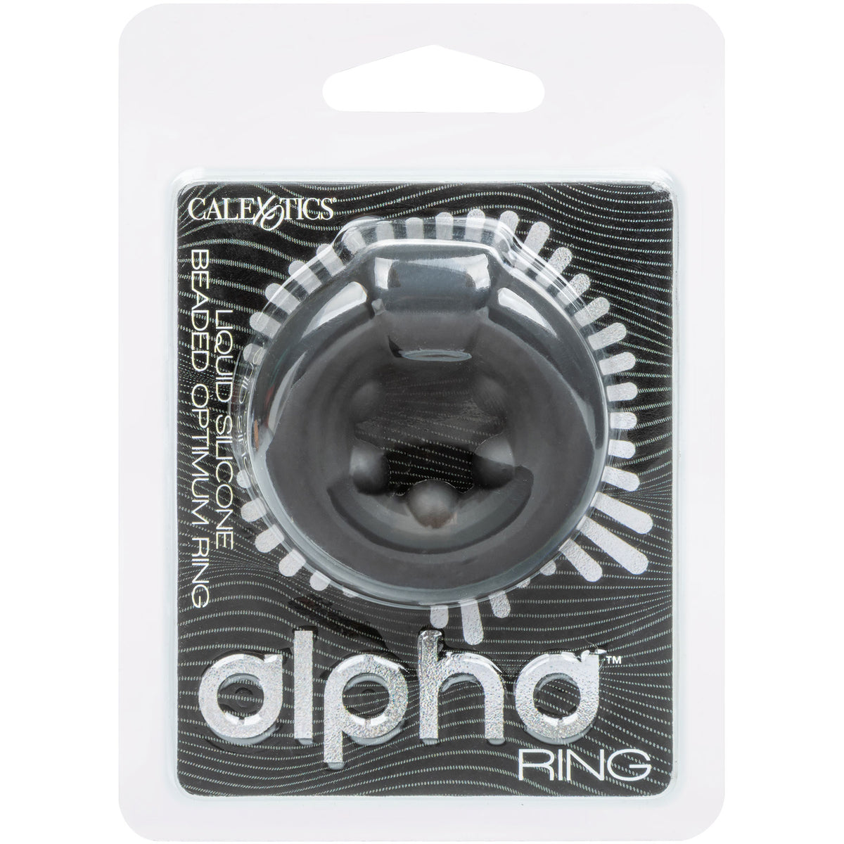 Alpha™ Liquid Silicone Beaded Optimum Cock Ring