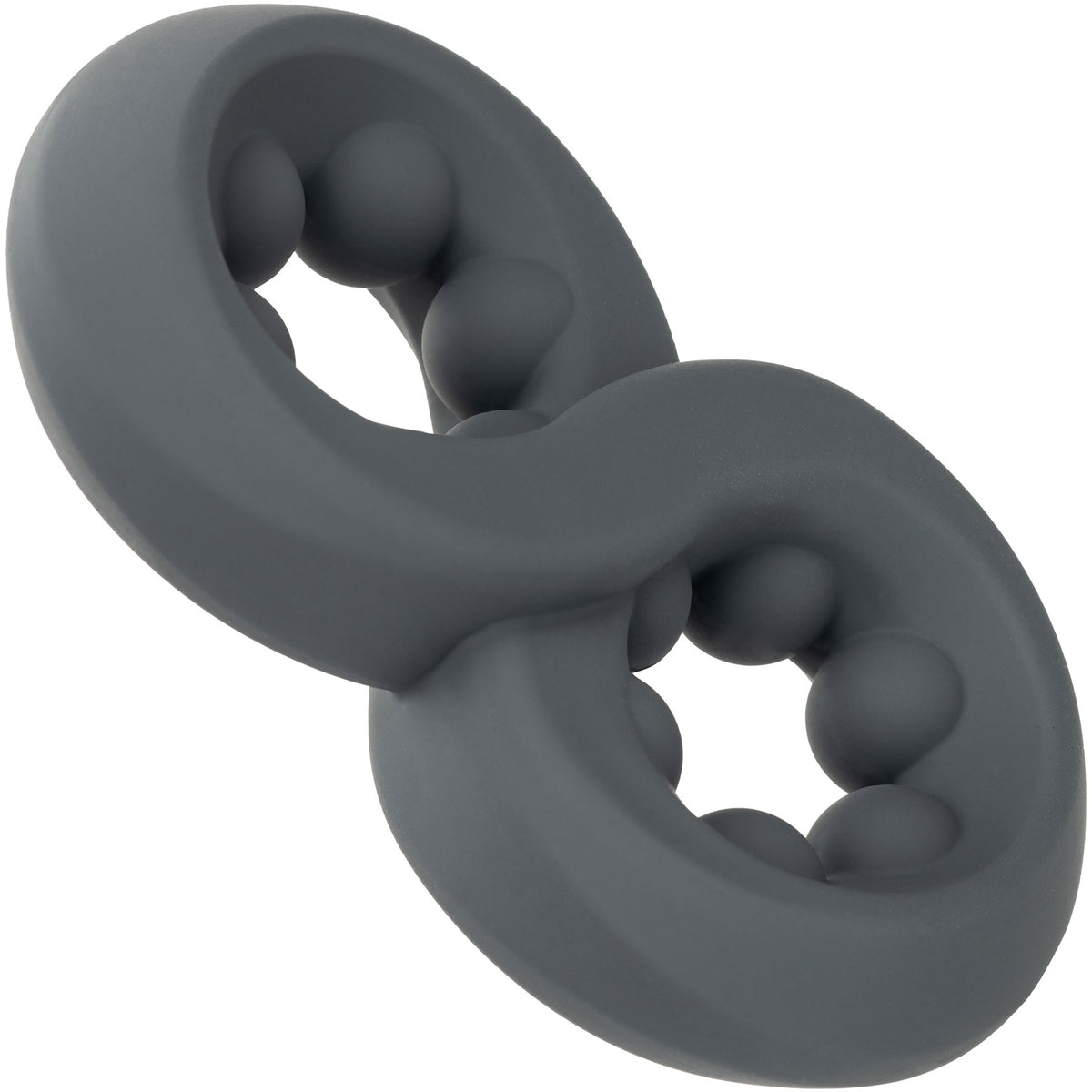 Alpha™ Liquid Silicone Beaded Crazy 8® Cock Ring
