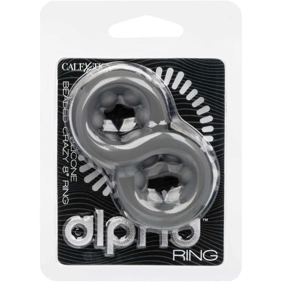 Alpha™ Liquid Silicone Beaded Crazy 8® Cock Ring
