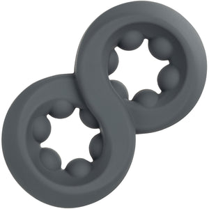 Alpha™ Liquid Silicone Beaded Crazy 8® Cock Ring