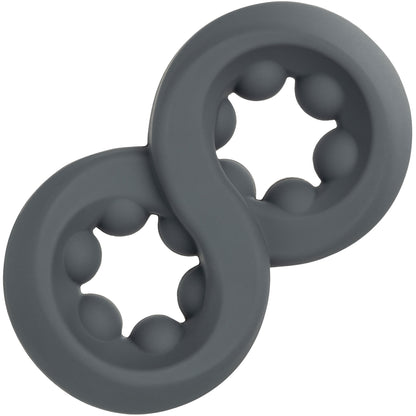 Alpha™ Liquid Silicone Beaded Crazy 8® Cock Ring