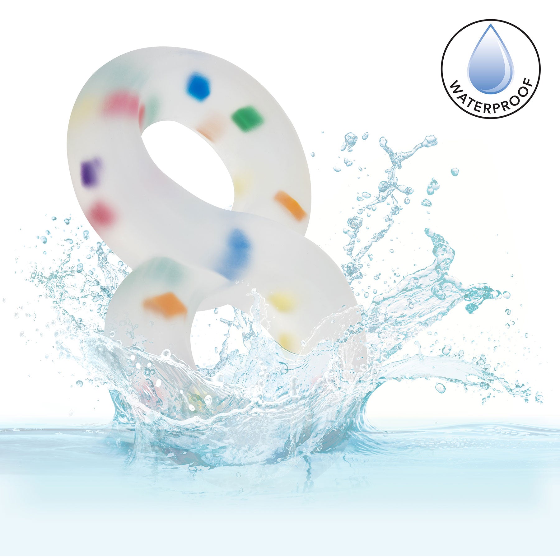 Alpha Liquid Silicone Crazy 8® Party Cock Ring