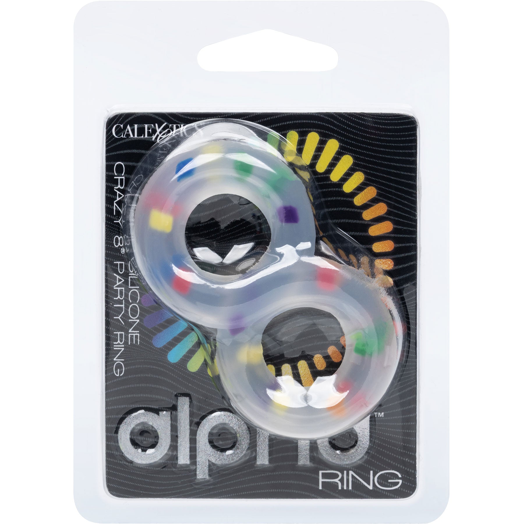 Alpha Liquid Silicone Crazy 8® Party Cock Ring