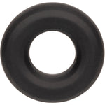 Alpha Liquid Silicone Prolong Medium Cock Ring By CalExotics - Black