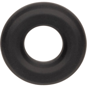 Alpha Liquid Silicone Prolong Medium Cock Ring By CalExotics - Black