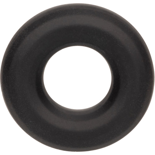 Alpha Liquid Silicone Prolong Medium Cock Ring By CalExotics - Black